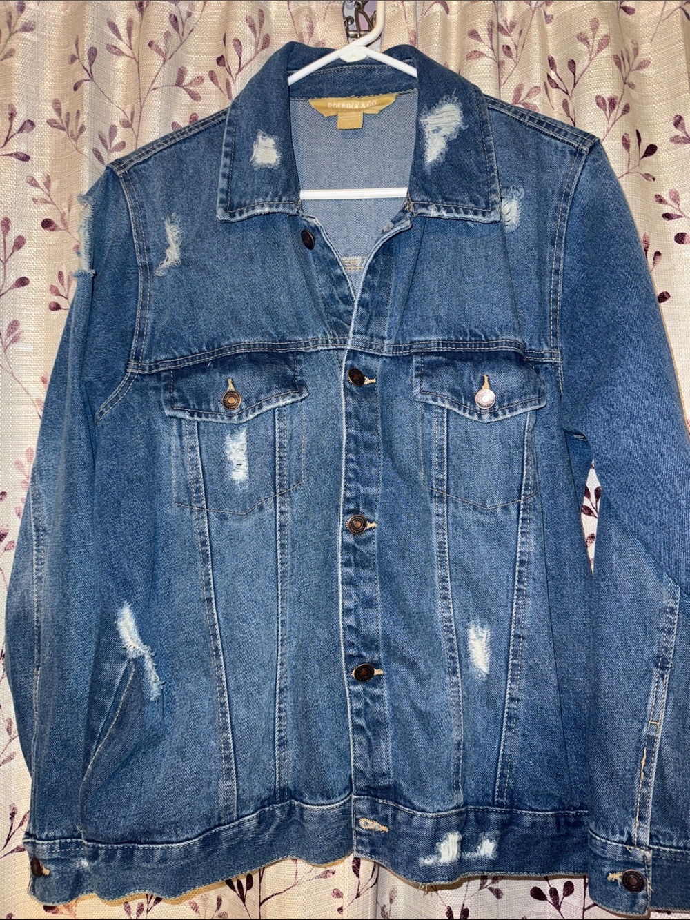 Women’s Distressed Denim Jacket